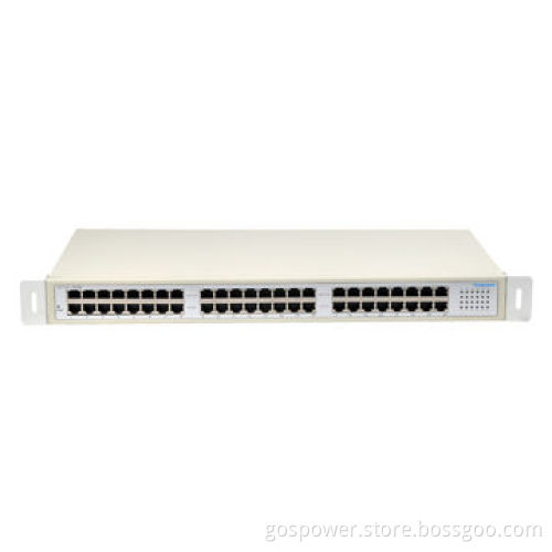 24 Ports PoE Managed Midspan Injector with Surge Protection for Ethernet Switch